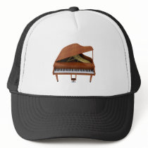 Grand Piano: Wood Finish: 3D Model: Trucker Hats