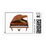 Grand Piano: Wood Finish: 3D Model: Postage