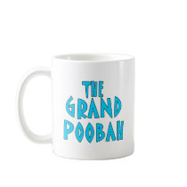 Grand Poobah Blue Font Products Mugs