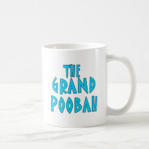 Grand Poobah Blue Font Products Mugs