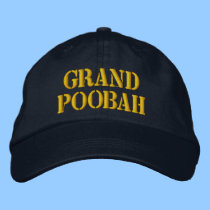GRAND POOBAH Embroidered Cap embroidered hats
