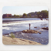 Grand Rapids Fisherman mousepads by pkkra22 Grand Rapids Fisherman mousepads