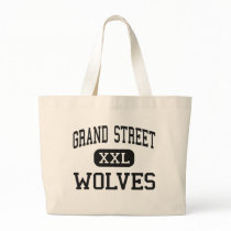 Grand Street - Wolves - Campus - Brooklyn New York Tote Bags