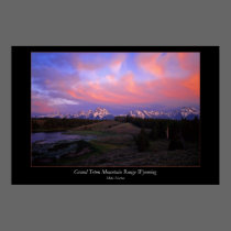 Grand Teton Mountain Range Wyoming posters