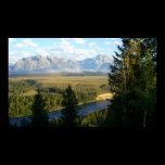 Grand Teton Mountains and River Print