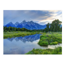 Grand Teton National Park at Sunset postcards