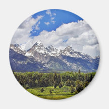 Grand Teton National Park. Fridge Magnet