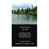 Grand Teton National Park in summer time Business Card