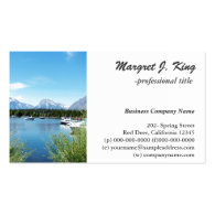 Grand Teton National Park landscape photography. Business Card Template