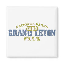 Grand Teton National Park Fridge Magnets