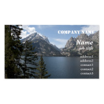 Grand Teton National Park photography profile card Business Card