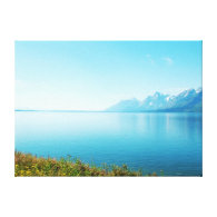 Grand teton National Park. Picture of lake ... Canvas Prints