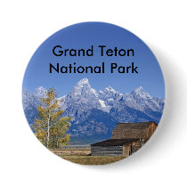 Grand Teton National Park Series 5 Pinback Button