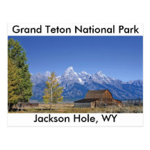 Grand Teton National Park Series 5 Postcard