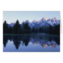 Grand Teton National Park, Teton Range, Wyoming, 3 Card