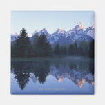 Grand Teton National Park, Teton Range, Wyoming, 3 Refrigerator Magnet
