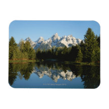 Grand Teton National Park, Teton Range, Wyoming, Vinyl Magnets