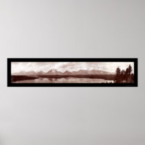 Grand Teton Range WY Photo 1902 Poster