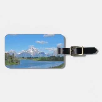 Grand Tetons Mountain View  Luggage Tags