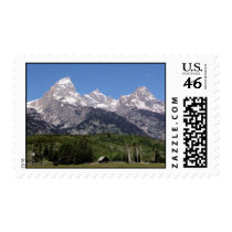 Grand Tetons National Park Postage Stamp