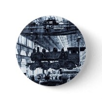 Grand Trunk Railroad Shops circa 1910 - Cyanotype buttons