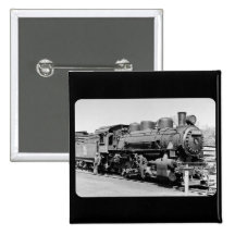 Grand Trunk Western (G.T.W.) steam engine #7524 Buttons