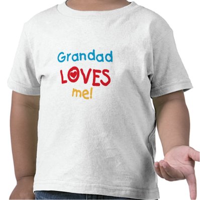 Grandad Loves Me T-shirts and Gifts