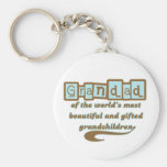 Grandad of Gifted Grandchildren Keychain