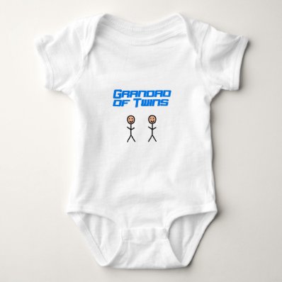 grandad of twins baby bodysuit