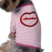 Grandad Red Heart Frame pet clothing by Love_em_Hearts Grandad Red Heart Frame pet clothing