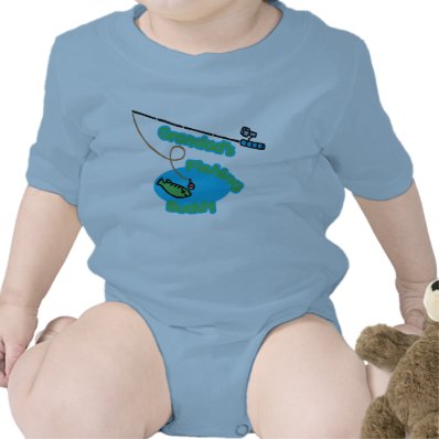 Grandad's Fishing Buddy Rompers