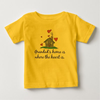 Grandad's Home is Where the Heart is Shirt