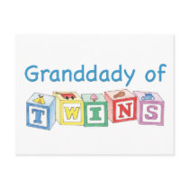 Granddady of Twins Blocks postcards