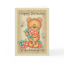 Granddaughter Birthday Card With A Bunch Of Birthd