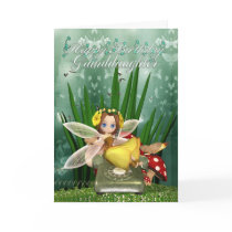 Granddaughter Birthday card with moonies Fall fair