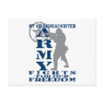 Granddaughter Fights Freedom - ARMY Post Card