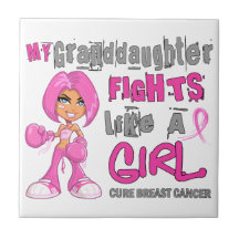 Granddaughter Fights Like Girl Breast Cancer 42.9. Tile
