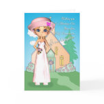 granddaughter, first, holy, communion, little,