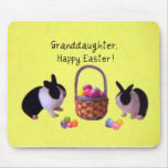 Granddaughter, Happy Easter. Mousepad