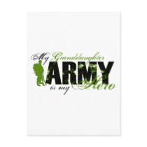 Granddaughter Hero 3 - ARMY Post Cards