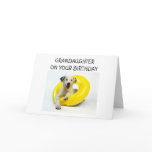 GRANDDAUGHTER ON YOUR BIRTHDAY GREETING CARD