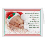 Granddaughter's 1st Christmas Custom Name Card