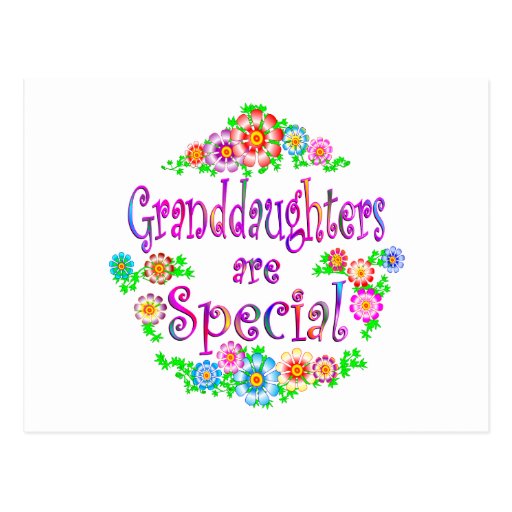 GRANDDAUGHTERS are Special Postcard Zazzle