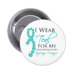 Granddaughter's Inspiring Courage - Ovarian Cancer Buttons
