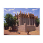 Grande Mosque, Sundanese type architecture, Mopti, Postcard
