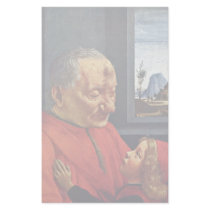 Grandfather And Grandson By Domenico Ghirlandaio Stationery Paper