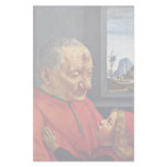 Grandfather And Grandson By Domenico Ghirlandaio Stationery Paper
