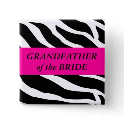 Grandfather Of The Bride Pinback Buttons