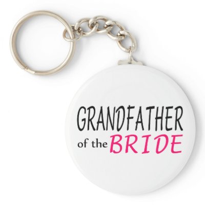 Grandfather Of The Bride Key Chain