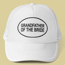 Grandfather of the Bride Wedding Oval hats